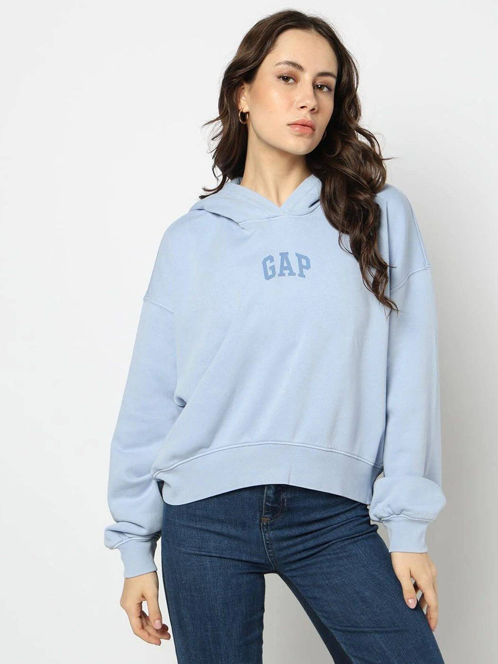 Maroon Women's Typography Hooded Sweatshirt | HD56 - view 8