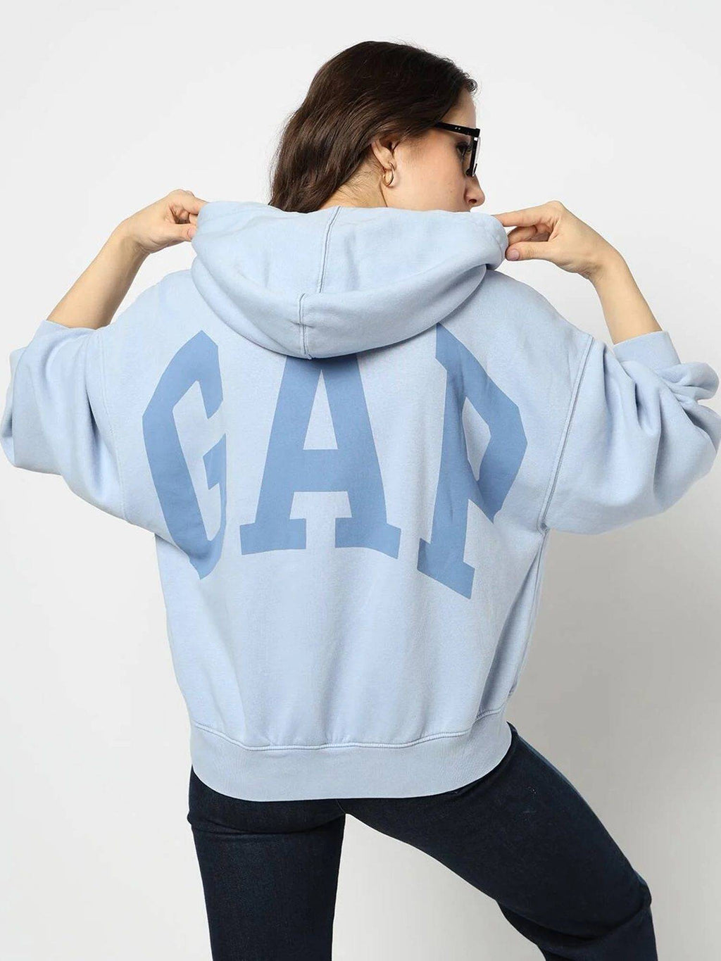 Maroon Women's Typography Hooded Sweatshirt | HD56 - view 12