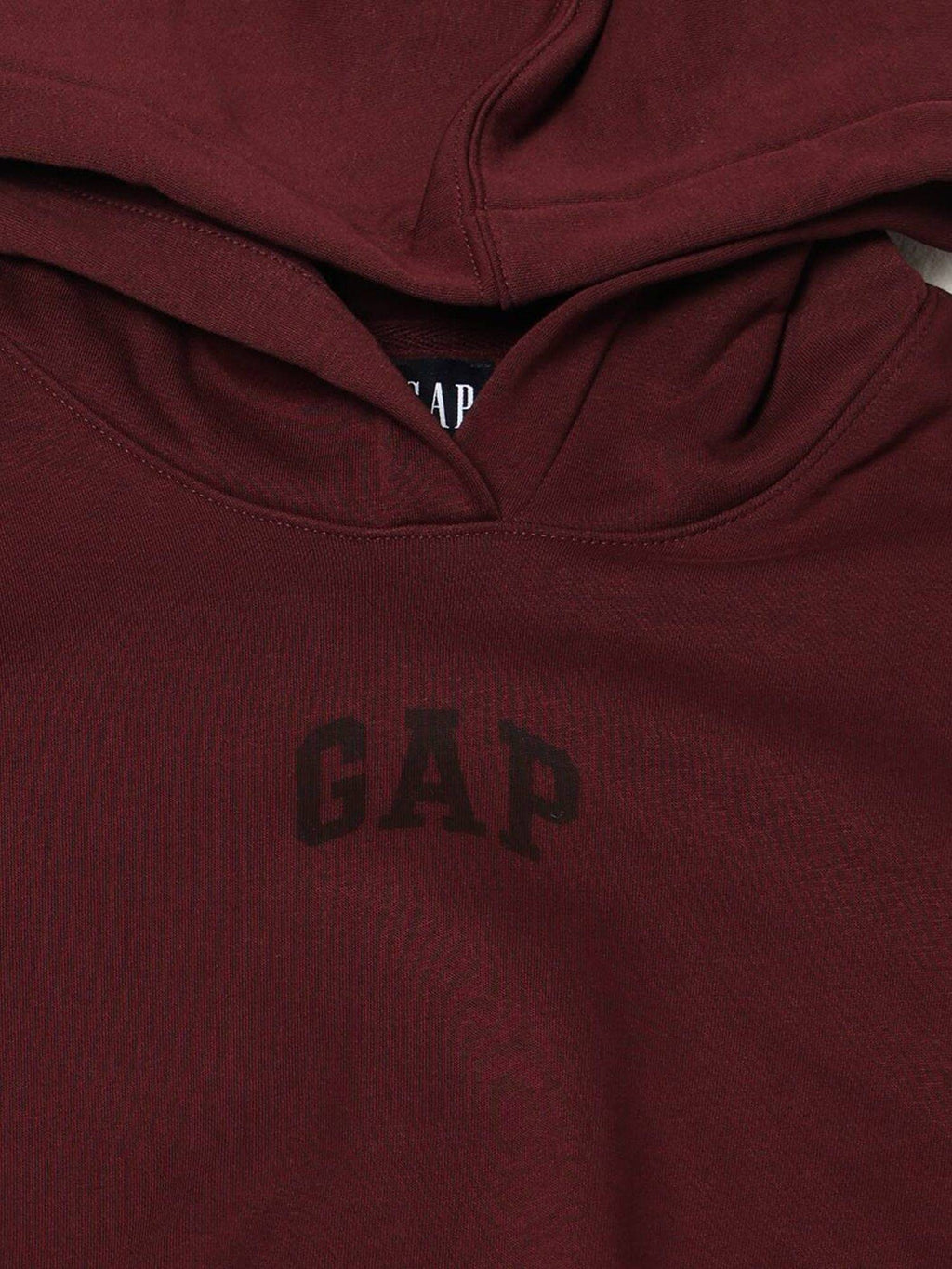 Maroon Women's Typography Hooded Sweatshirt | HD56 - view 4