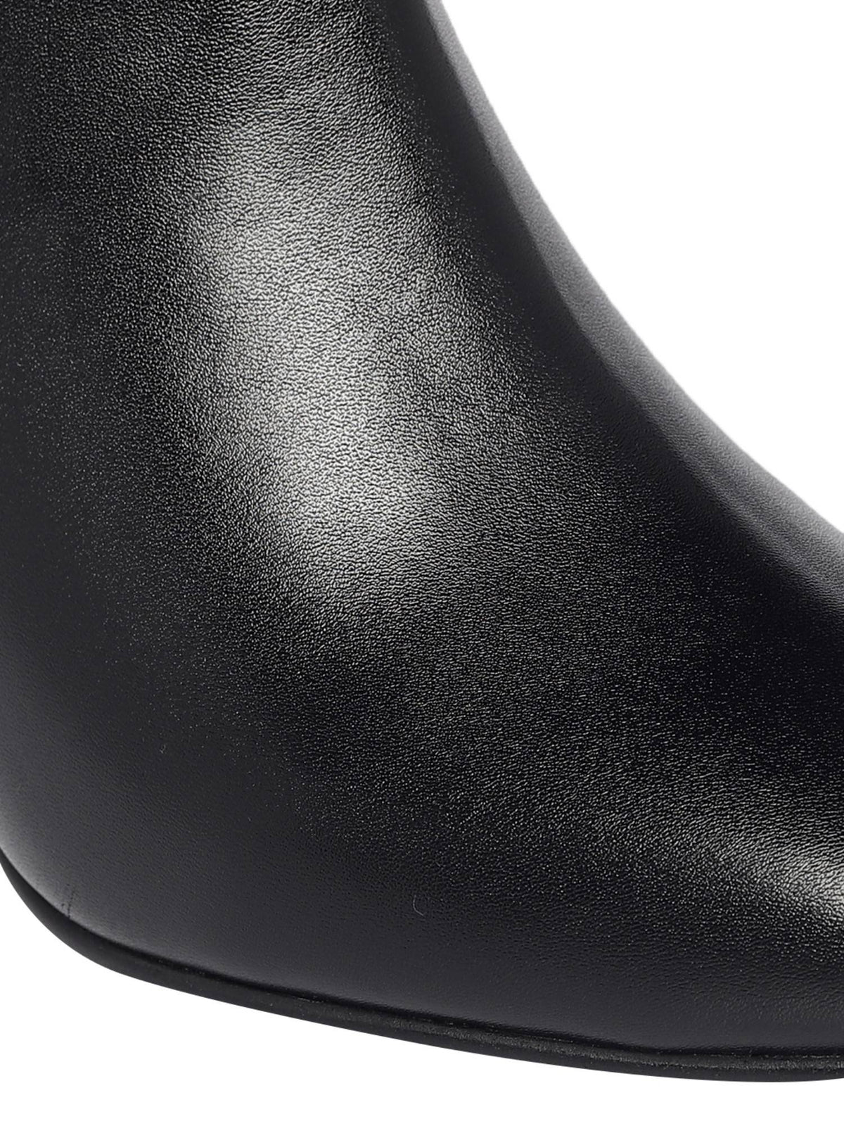 Solid Or Plain Black Block Boots | BT61 - view 5