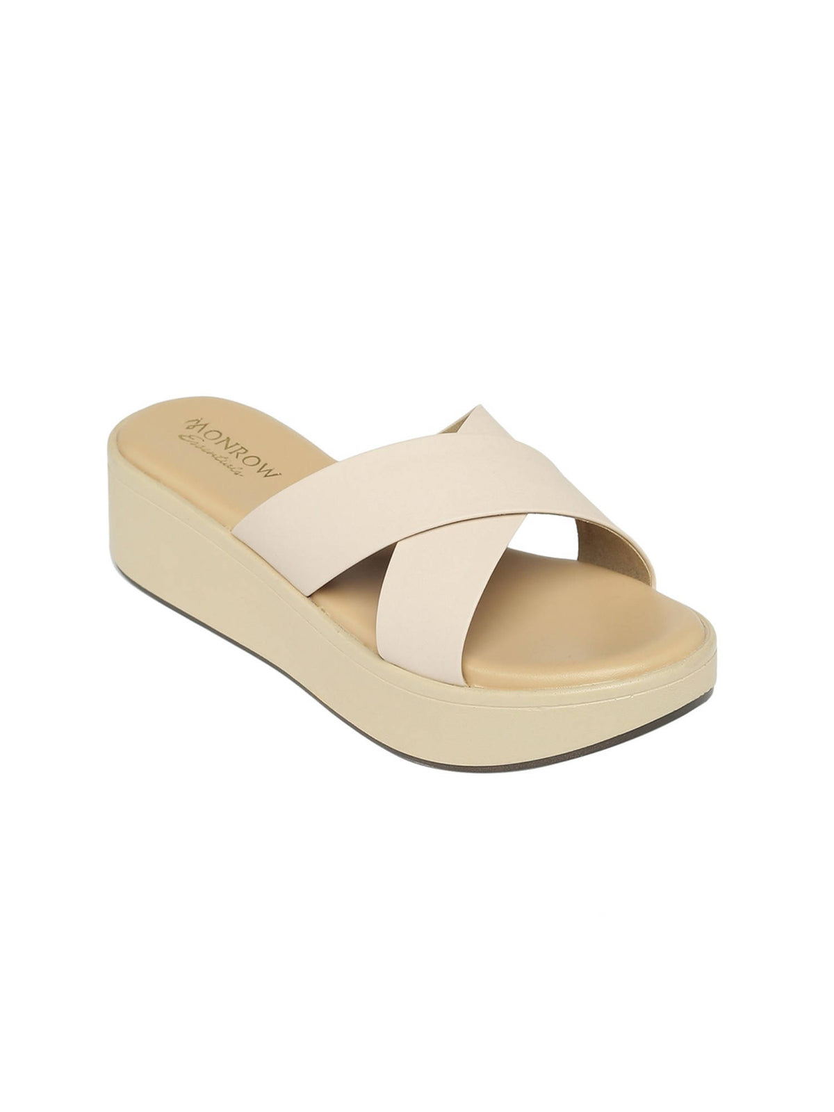 Solid Or Plain Cream Wedges | H78 - view 1