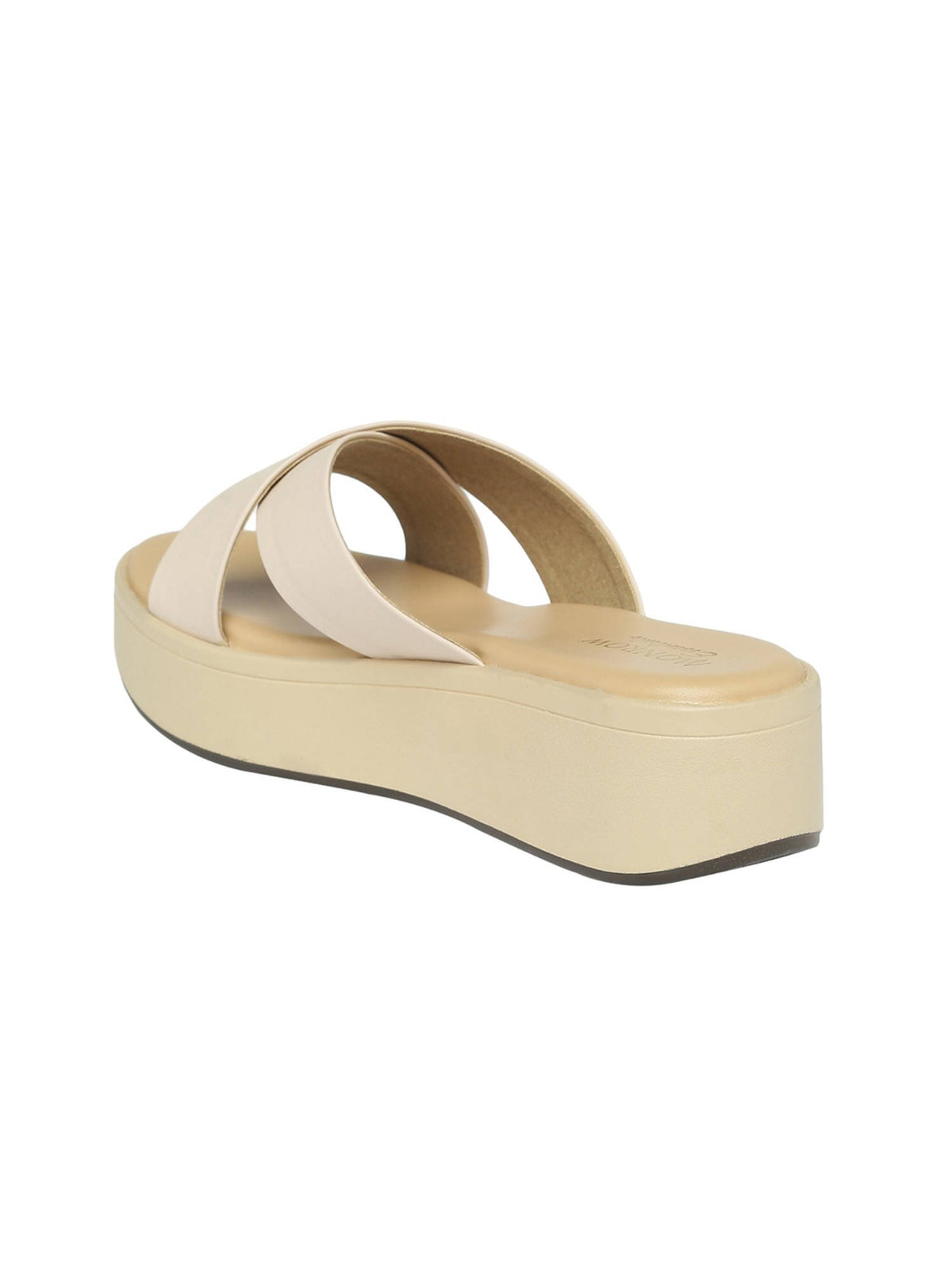 Solid Or Plain Cream Wedges | H78 - view 2