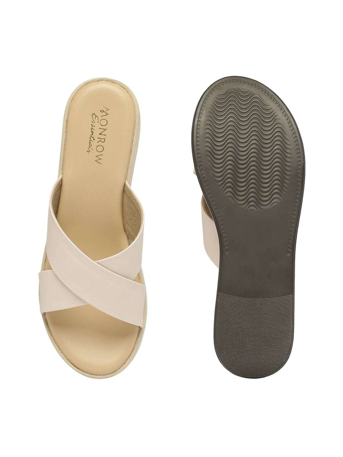 Solid Or Plain Cream Wedges | H78 - view 4