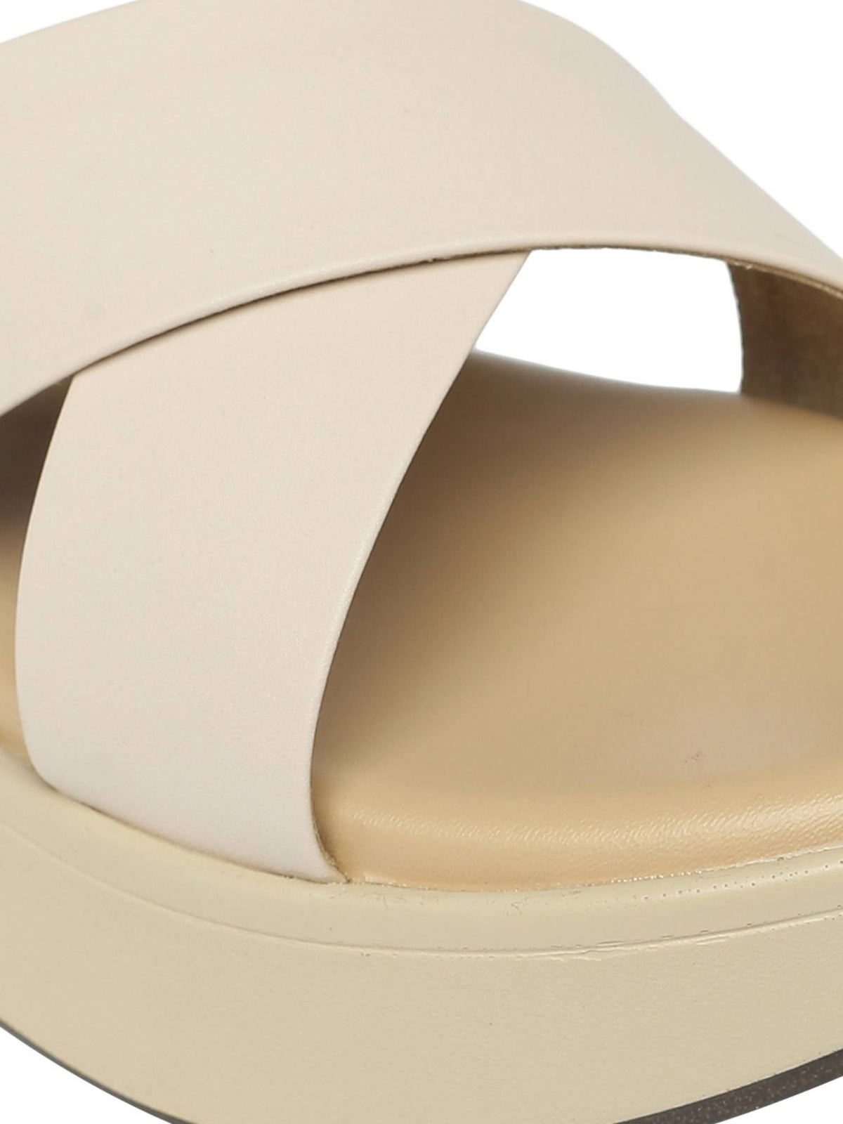 Solid Or Plain Cream Wedges | H78 - view 5