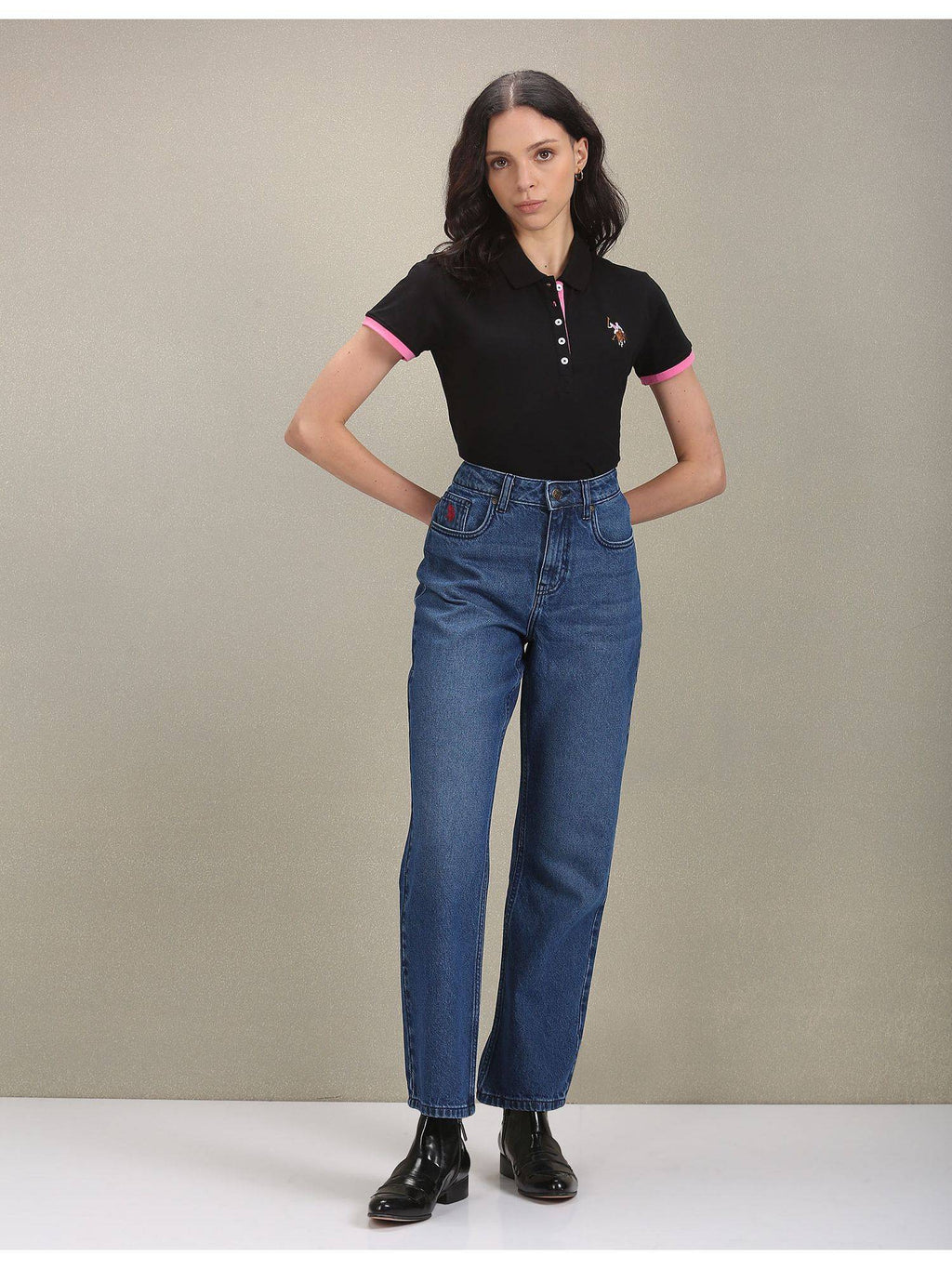 Straight Fit Mid Rise Jeans | ST23 - view 9