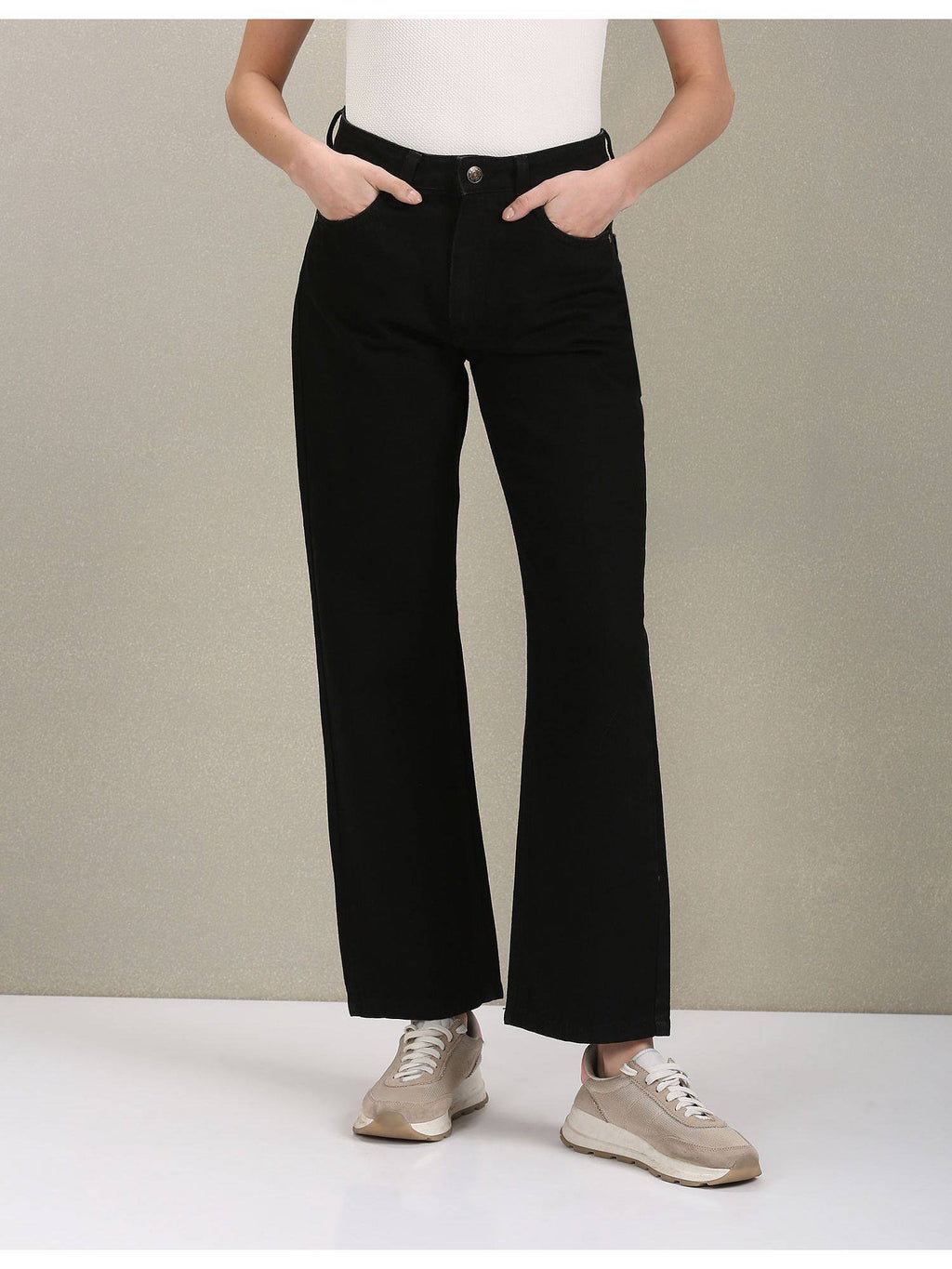 Straight Fit Mid Rise Jeans | ST23 - view 1