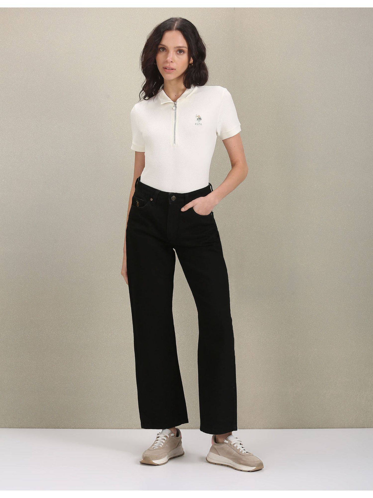Straight Fit Mid Rise Jeans | ST23 - view 3