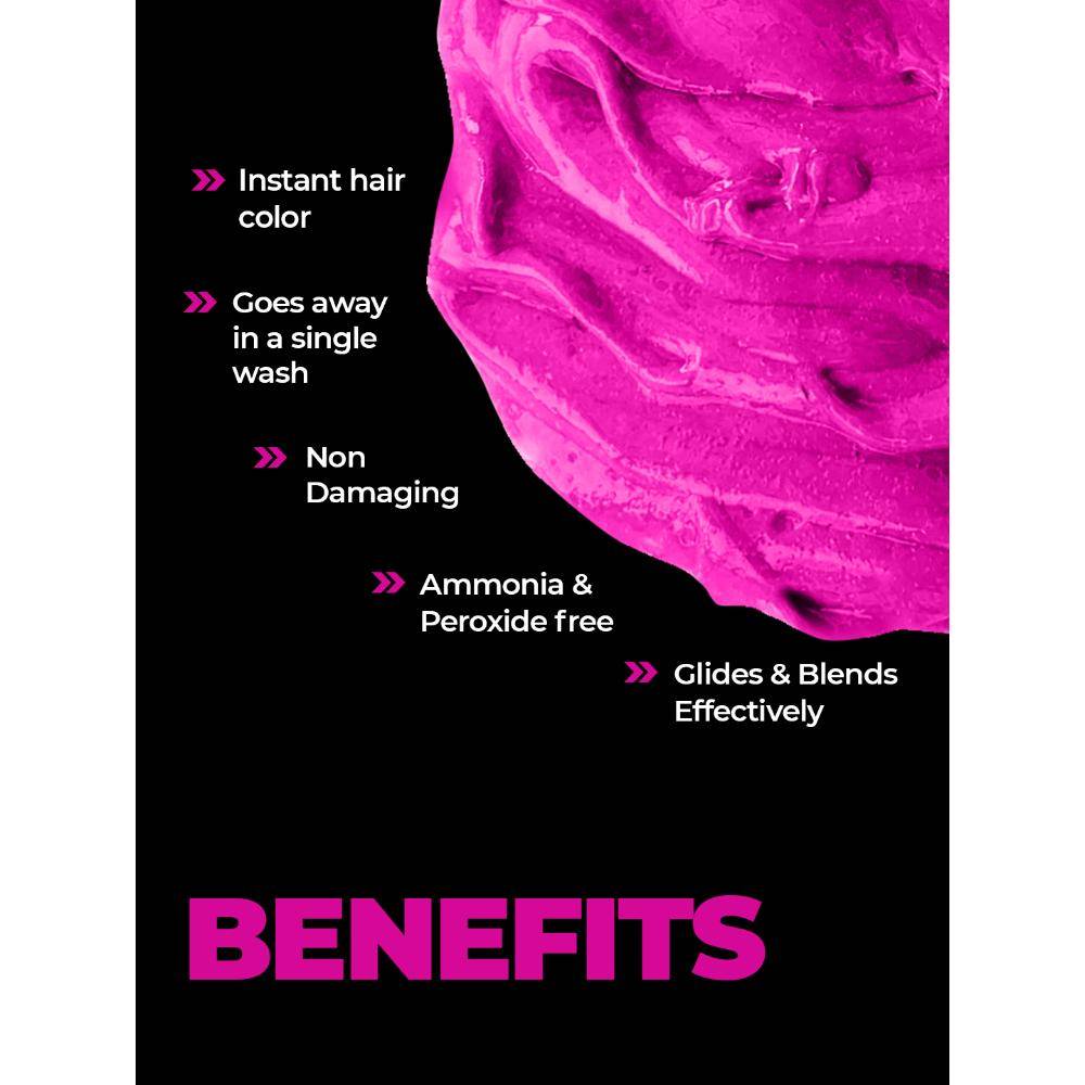Dye Hard Temporary Hair Color - Metalic Pink | H02 - view 3