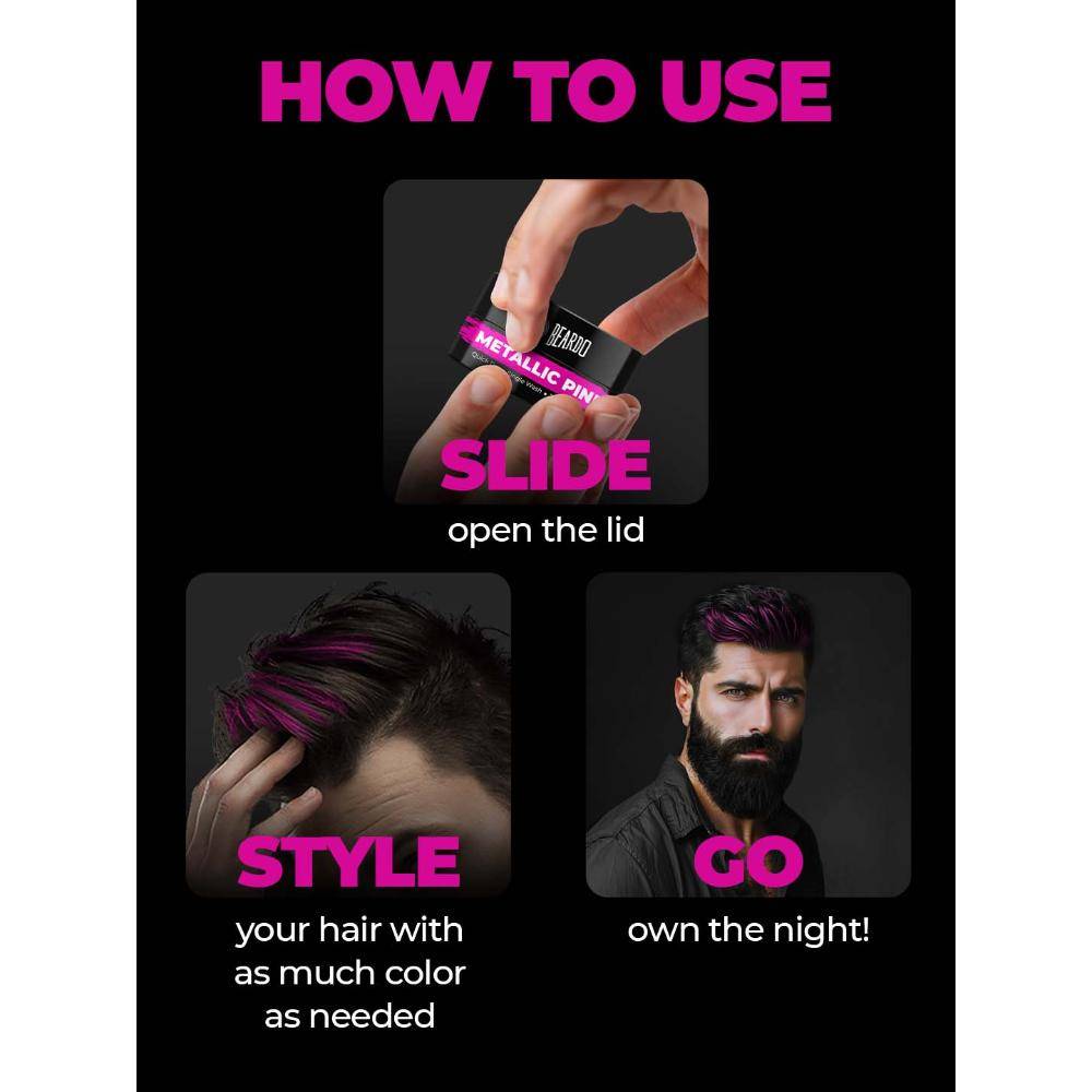 Dye Hard Temporary Hair Color - Metalic Pink | H02 - view 5