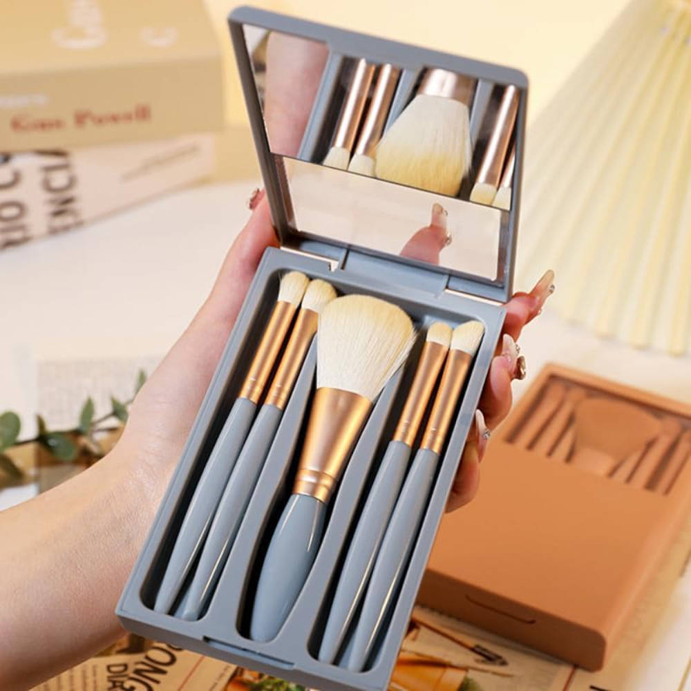 Makeup Brushes With Mirror Grey | T32 - view 4