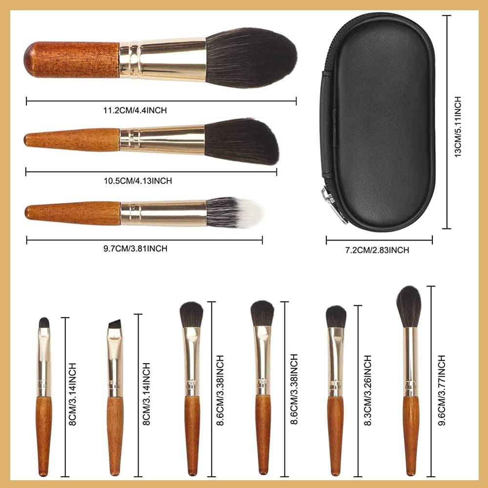 Signature Make Up Brush With Premiuim Travel Bag Cover | T32 - view 2