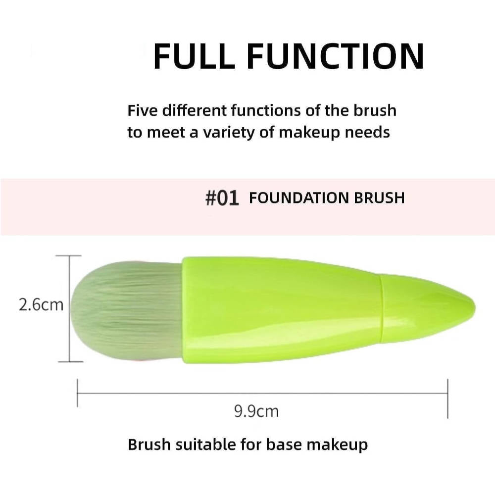 Makeup Brushes With Mirror Foundation Make-Up Brush | T32 - view 3