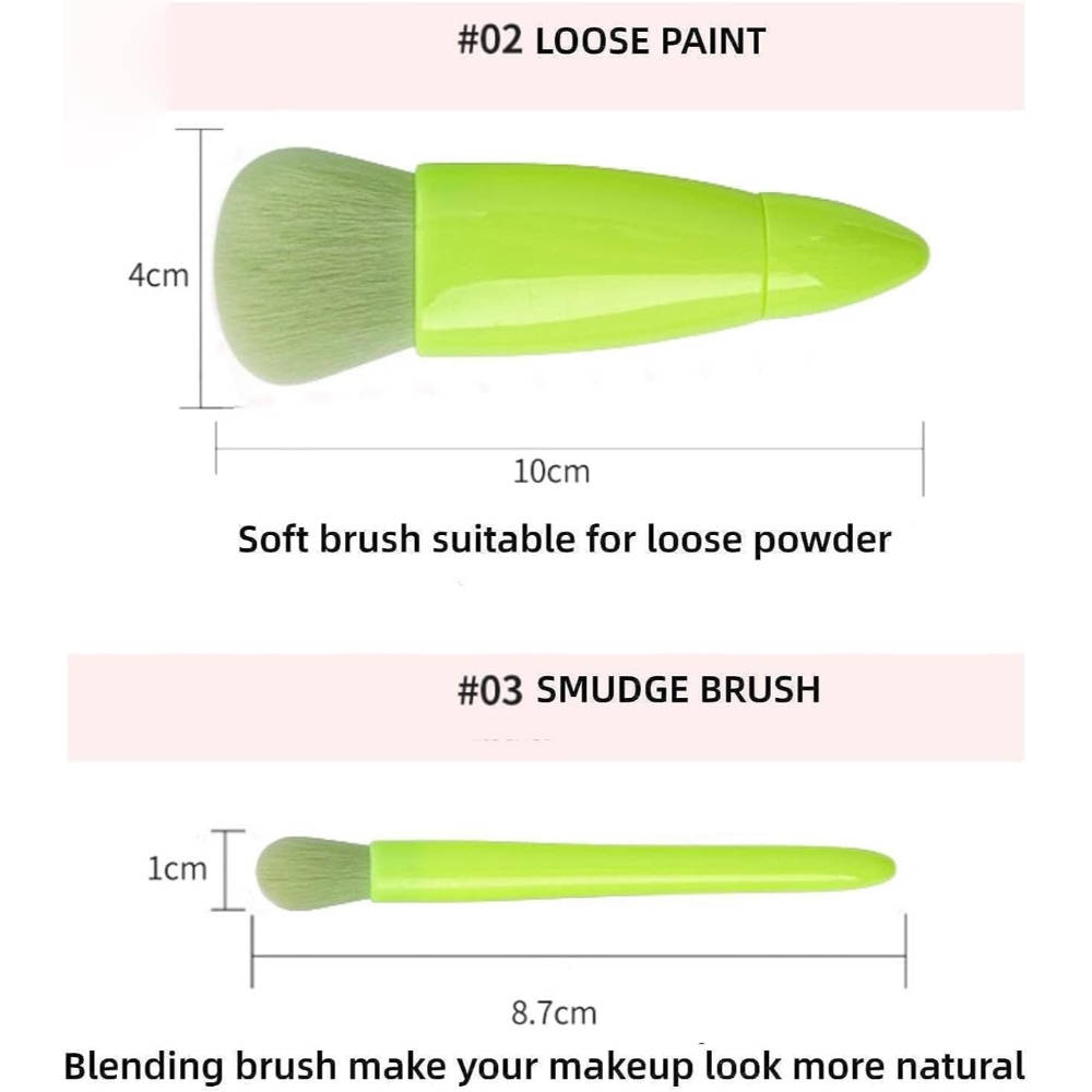 Makeup Brushes With Mirror Foundation Make-Up Brush | T32 - view 4