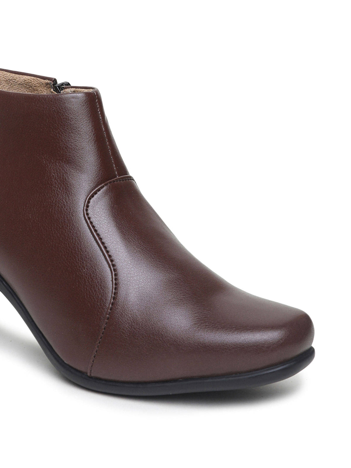 Solid Brown Casual Boots | BT61 - view 4