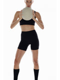 Black Sports Cycling Shorts With Softmove - view 1