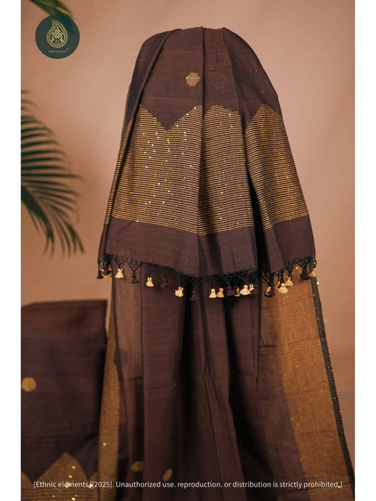 Jamdani Cotton Suit Unstitched Kurta and Dupatta | D56 - view 2