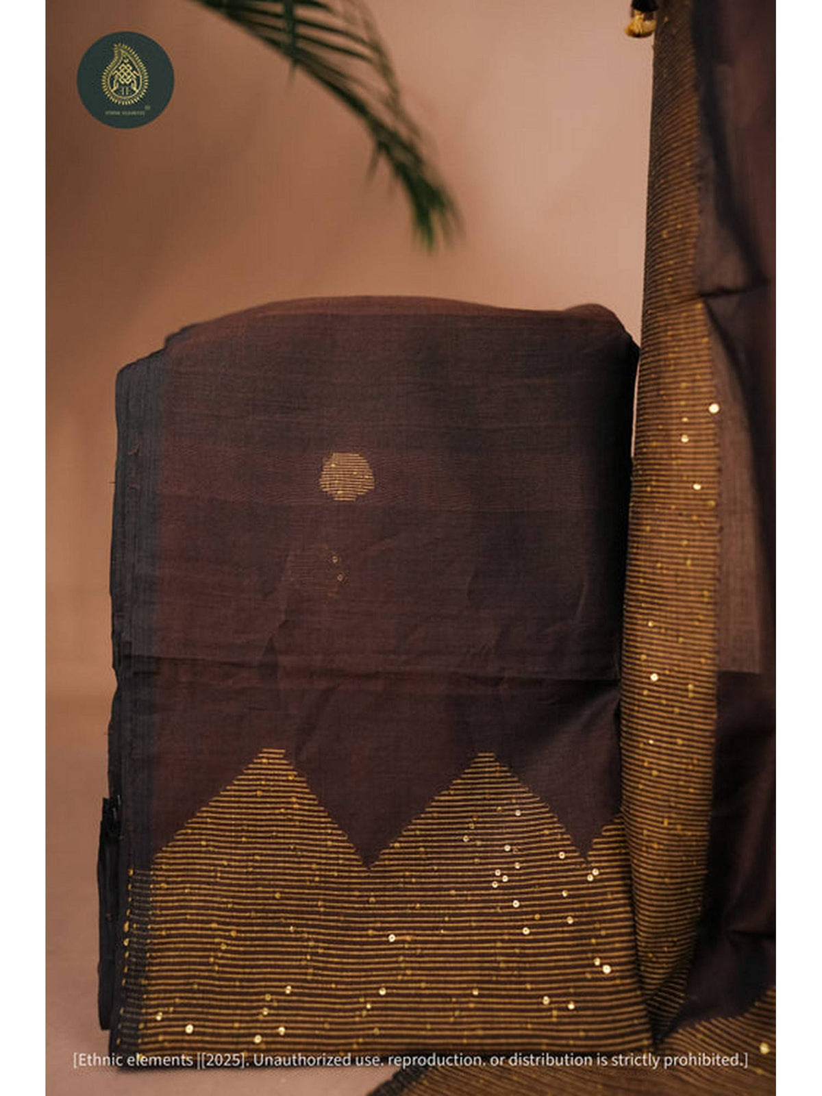 Jamdani Cotton Suit Unstitched Kurta and Dupatta | D56 - view 3