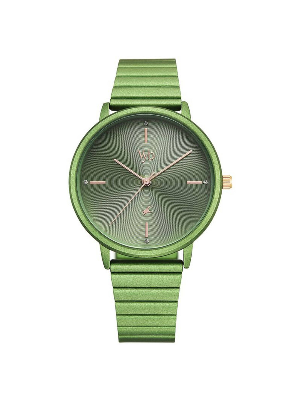 Women Green Vyb Bliss Quartz Analog Metal Strap Watch (FV60021KM06W) | W92 - view 2