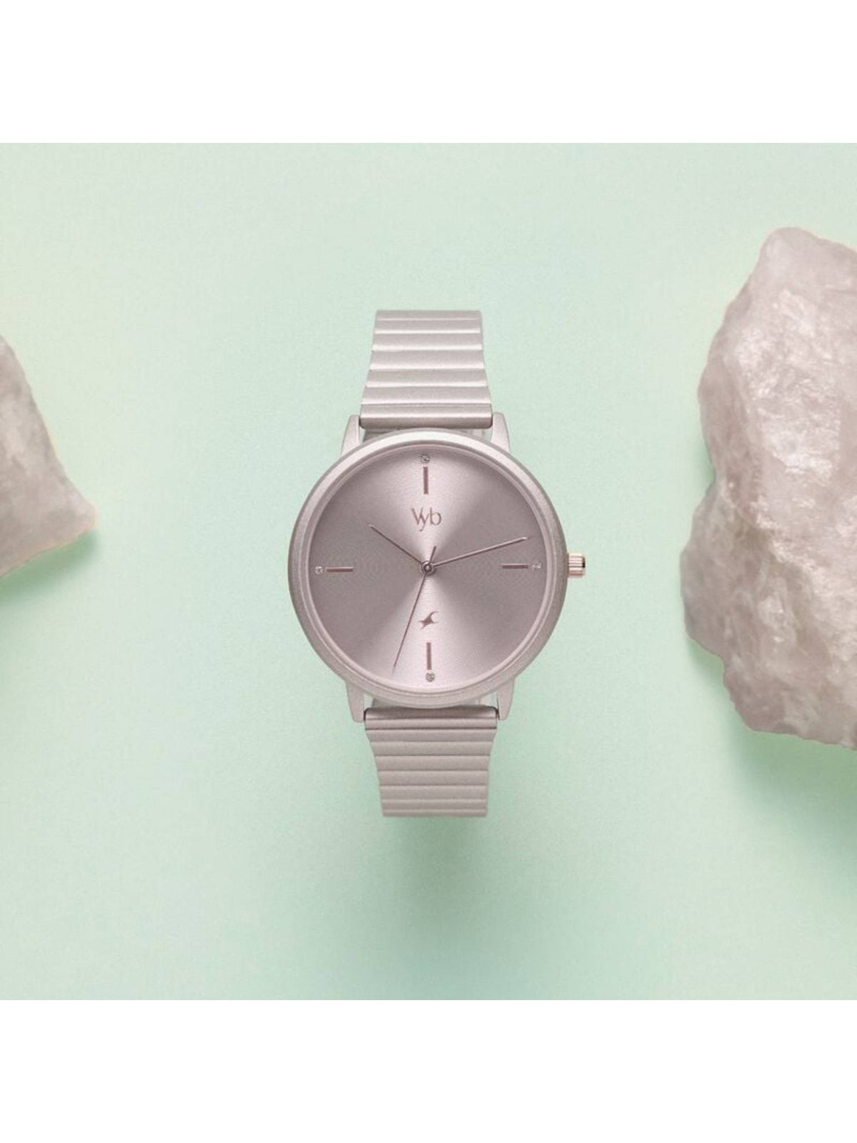 Women Green Vyb Bliss Quartz Analog Metal Strap Watch (FV60021KM06W) | W92 - view 9