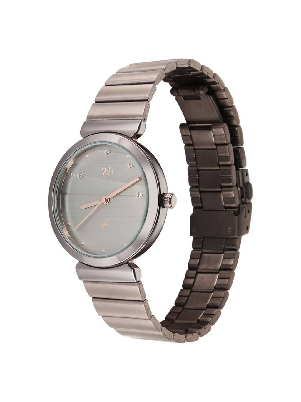 Women Beige Vyb Charmer Quartz Analog Metal Strap Watch (FV60078QM01) | W92 - view 4