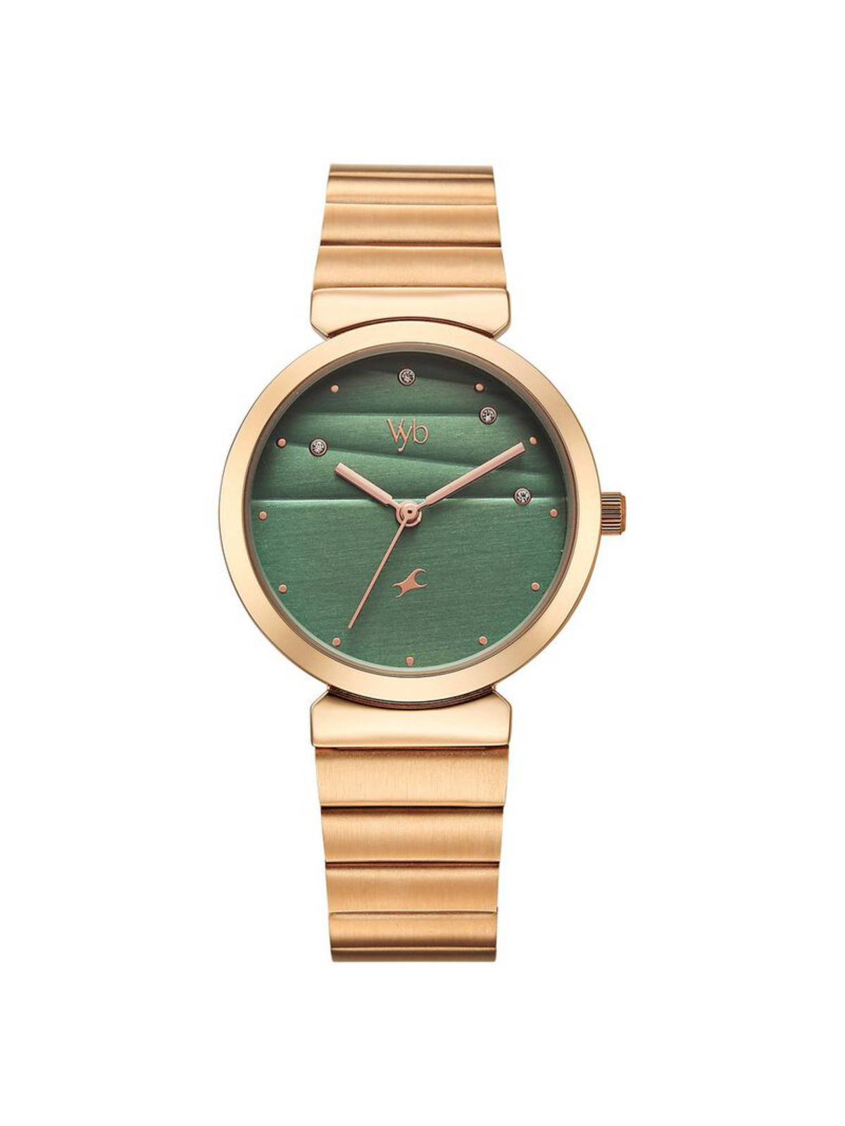 Women Beige Vyb Charmer Quartz Analog Metal Strap Watch (FV60078QM01) | W92 - view 10