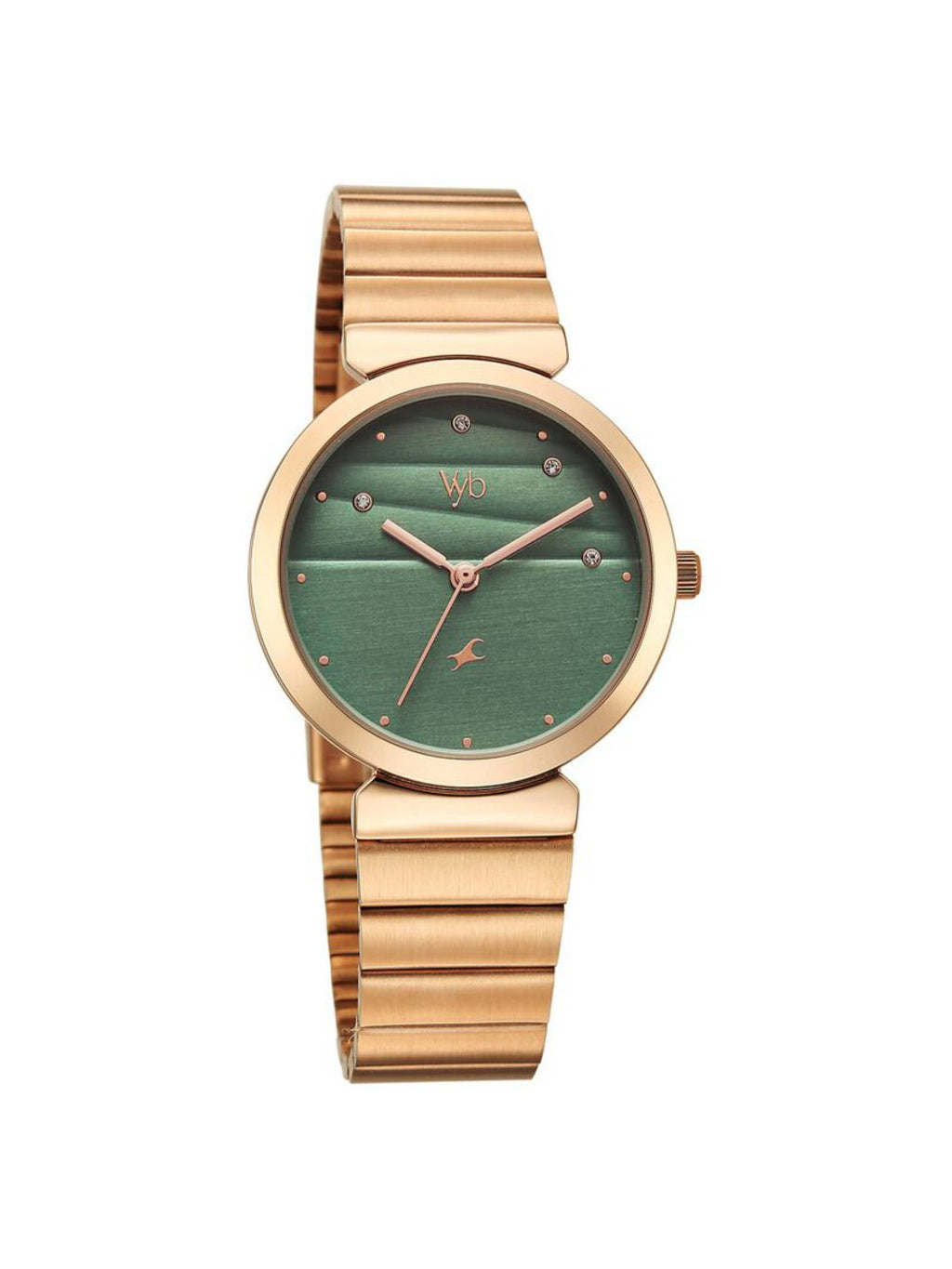 Women Beige Vyb Charmer Quartz Analog Metal Strap Watch (FV60078QM01) | W92 - view 11