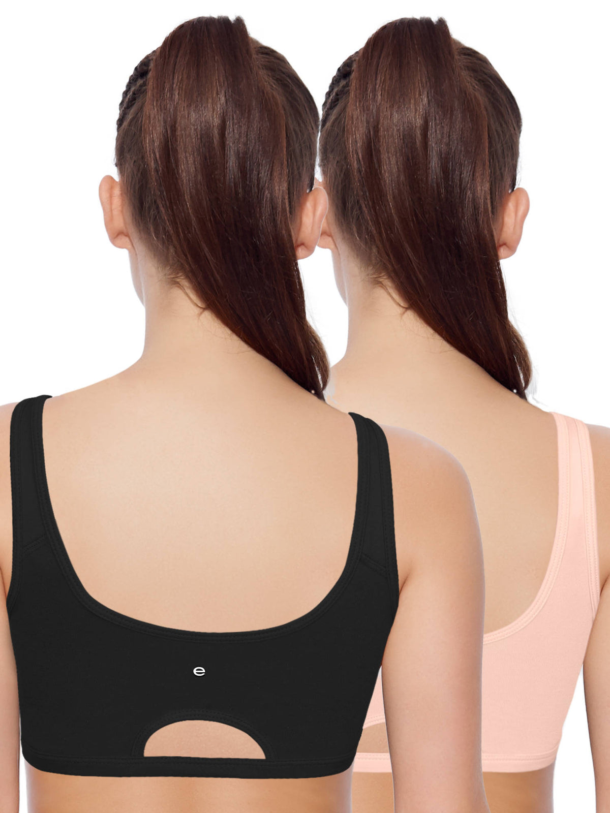 SB06 Low Impact Cotton Sports Bra Non-Padded & Wirefree - Multicolor | sb09 - view 2