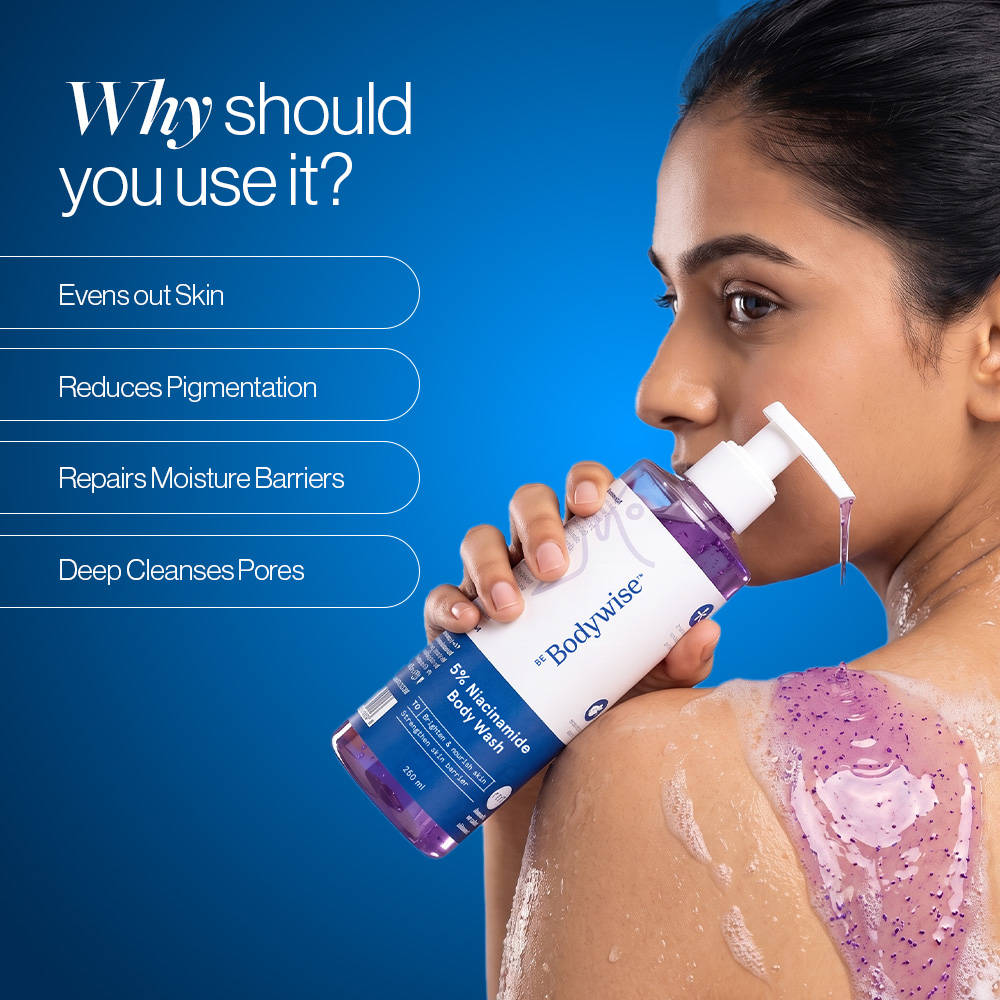 5% Niacinamide Body Wash with Aloe Vera Extract For Intense Hydration & Deep Cleansing | BWS9 - view 5