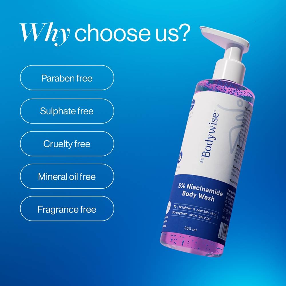 5% Niacinamide Body Wash with Aloe Vera Extract For Intense Hydration & Deep Cleansing | BWS9 - view 7