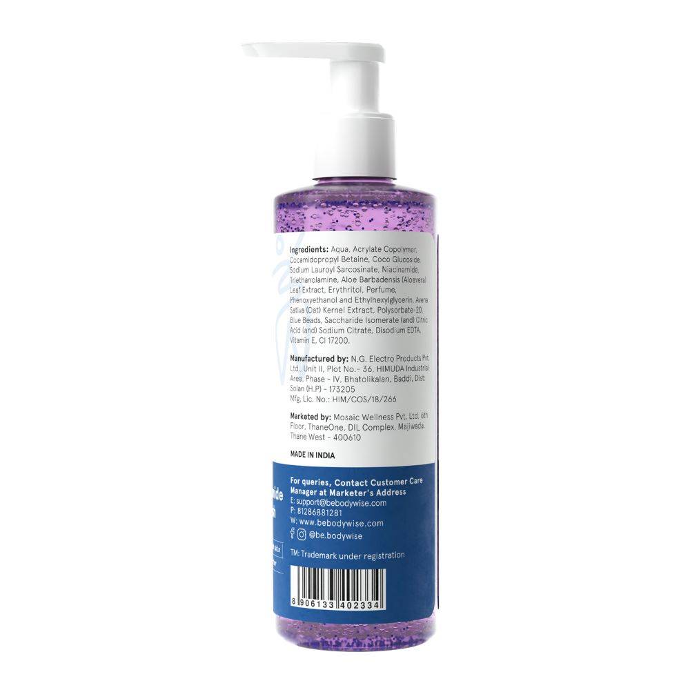 5% Niacinamide Body Wash with Aloe Vera Extract For Intense Hydration & Deep Cleansing | BWS9 - view 8