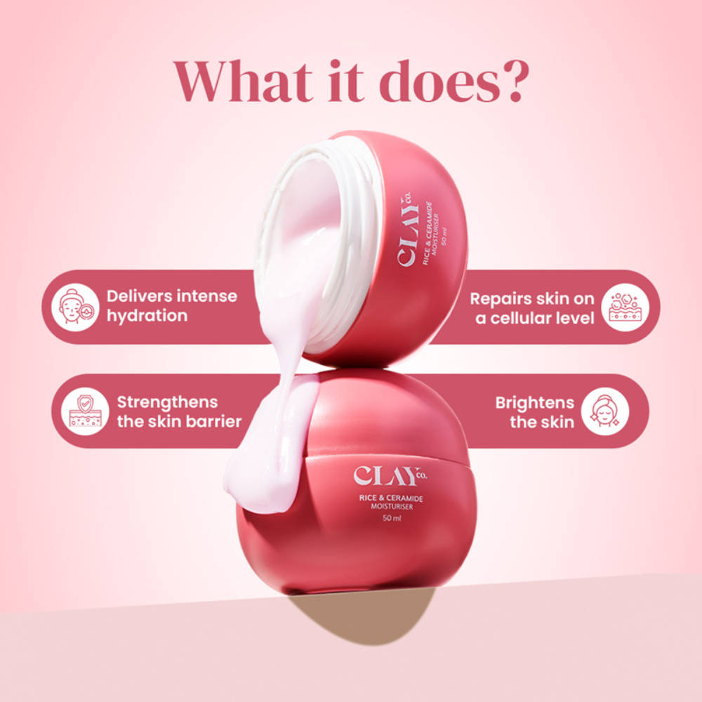 Rice & Ceramide Moisturiser With Exosomes, Vitamin B12 & CICA For Barrier Repair & Glow | FC3 - view 2