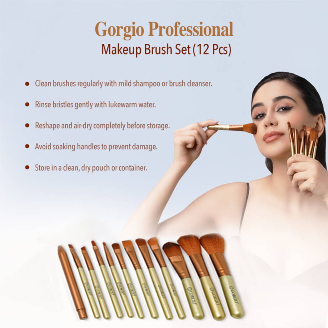 Make Up Brush Kit GP0098 (Pack Of 12) (Colour /Shape May Vary) | T32 - view 4