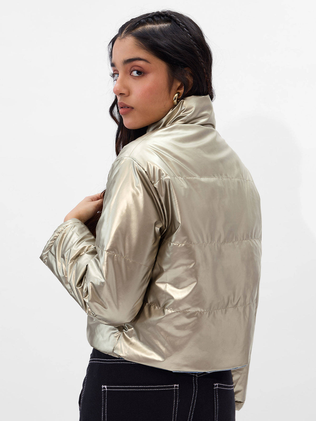 Multi Color Moonshine Women Puffer Jackets | JC78 - view 5