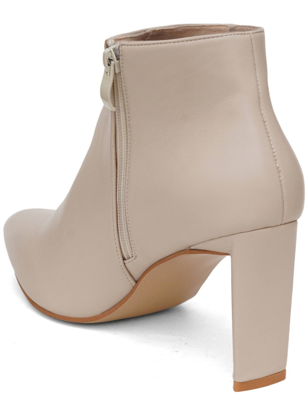 Beige Solid Block Chelsea Boots | BT61 - view 4