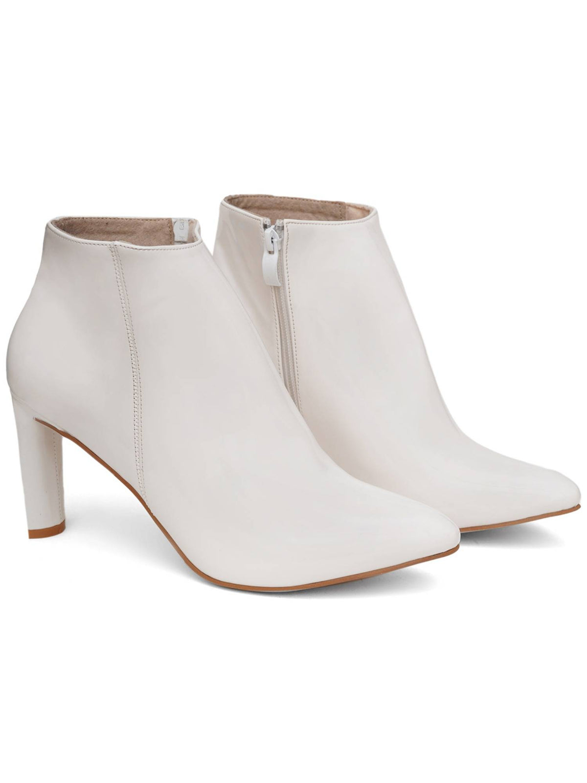 Beige Solid Block Chelsea Boots | BT61 - view 14