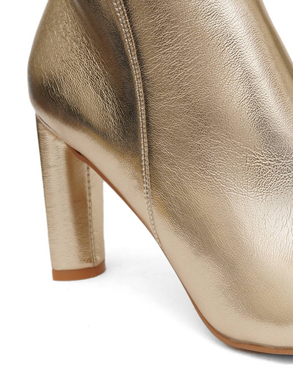 Gold Solid Block Chelsea Boots | BT61 - view 2