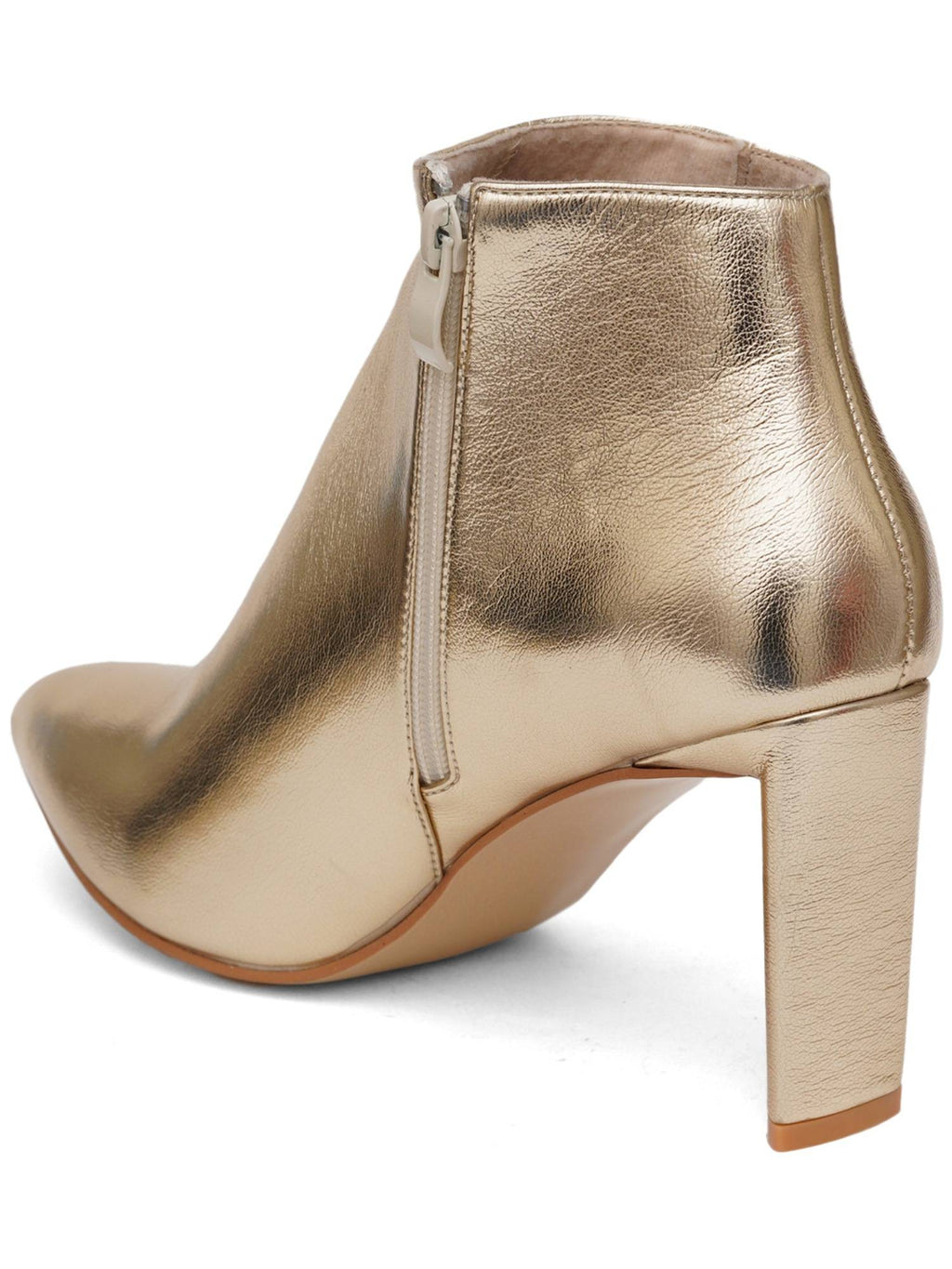 Gold Solid Block Chelsea Boots | BT61 - view 4