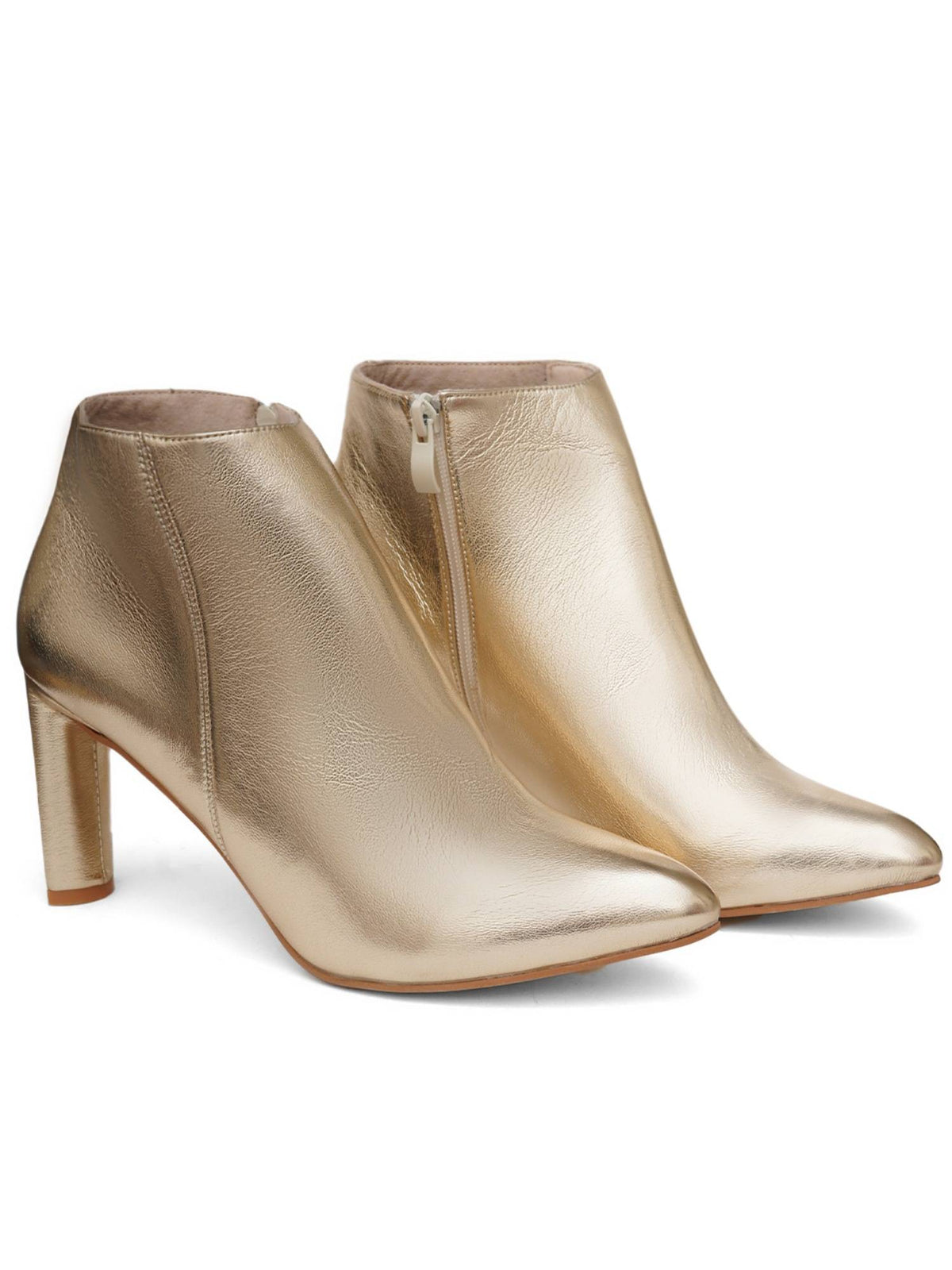 Gold Solid Block Chelsea Boots | BT61 - view 6