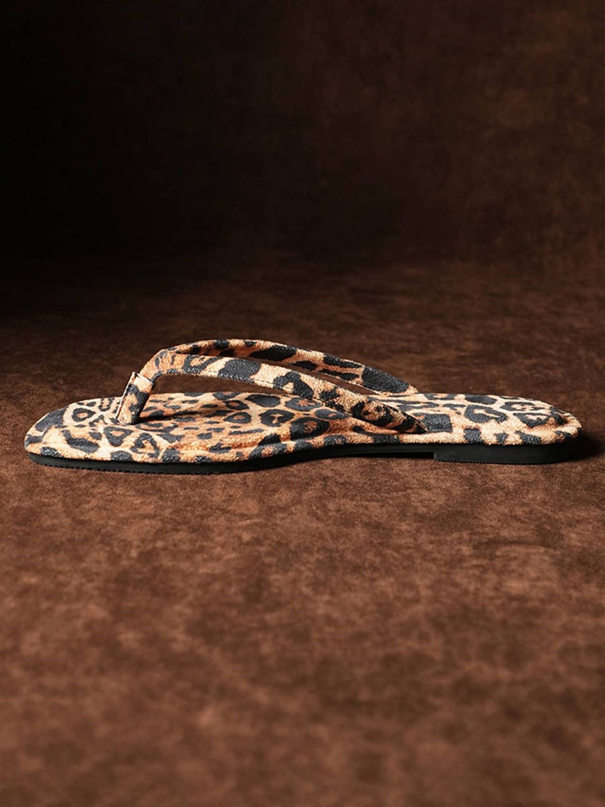 Annistons Beige Leopard Printed Lightweight Flats for Women | F61 - view 3