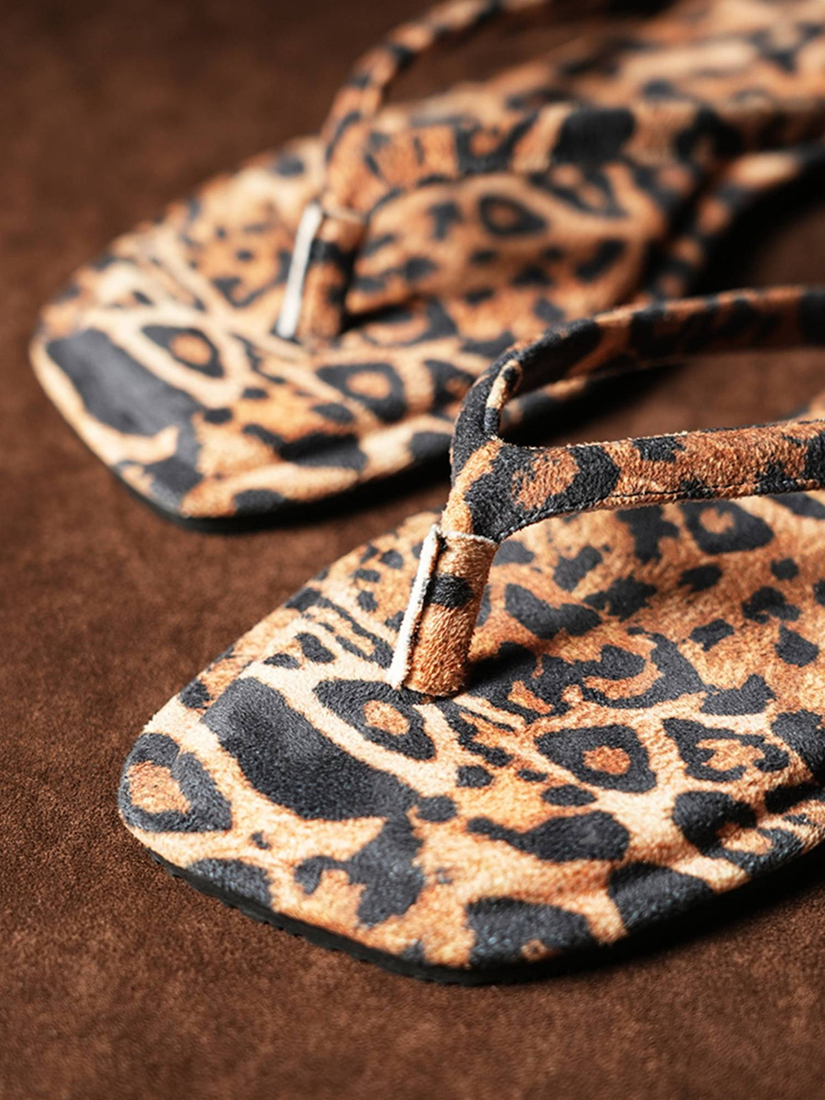 Annistons Beige Leopard Printed Lightweight Flats for Women | F61 - view 5