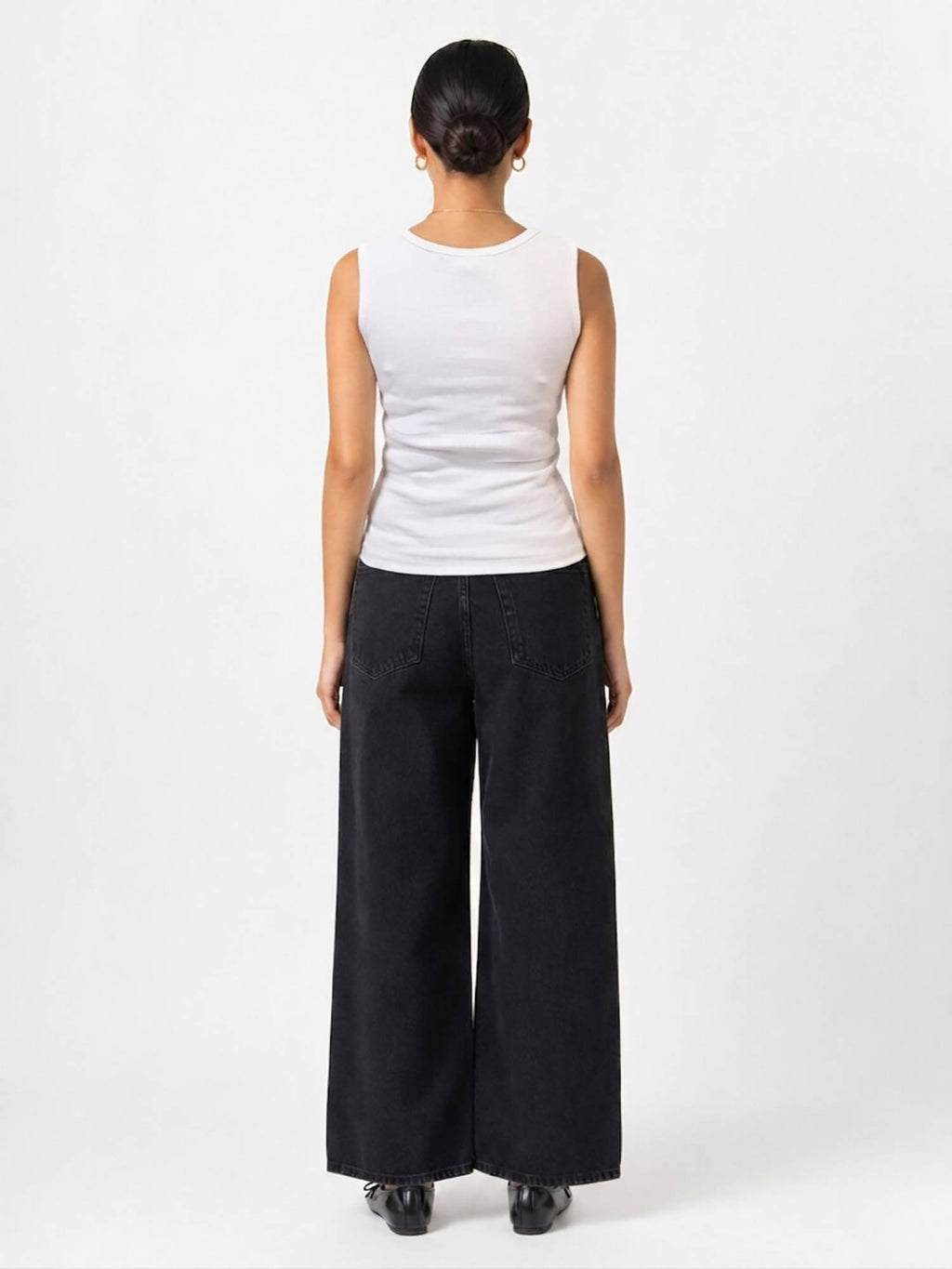 Lips Embellished Ribbed Tank Top | TT98 - view 4