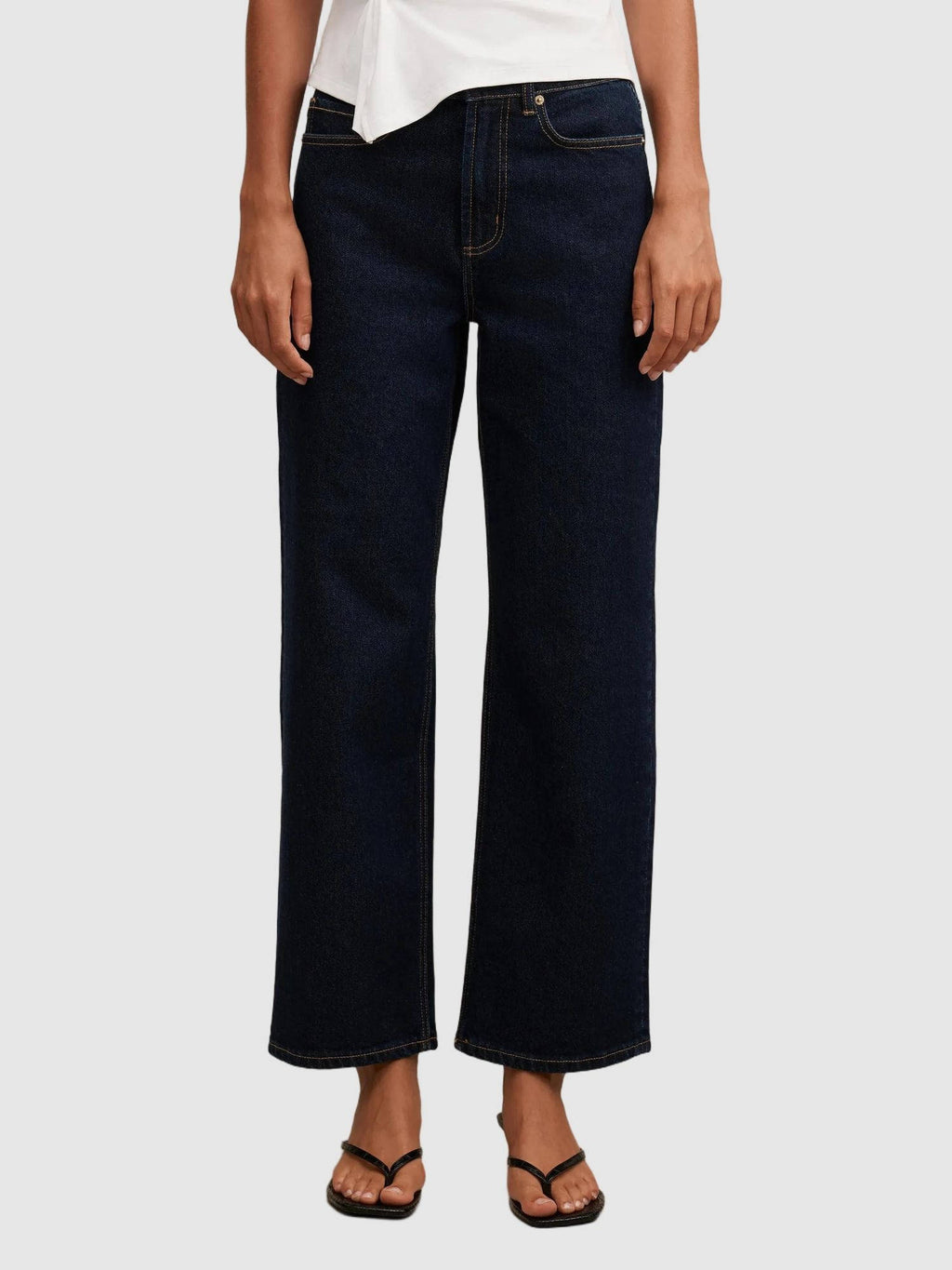 Nicki Mid Rise Straight Jean | ST23 - view 1