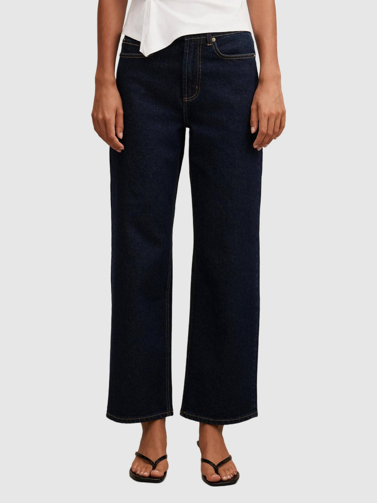 Nicki Mid Rise Straight Jean | ST23 - view 1