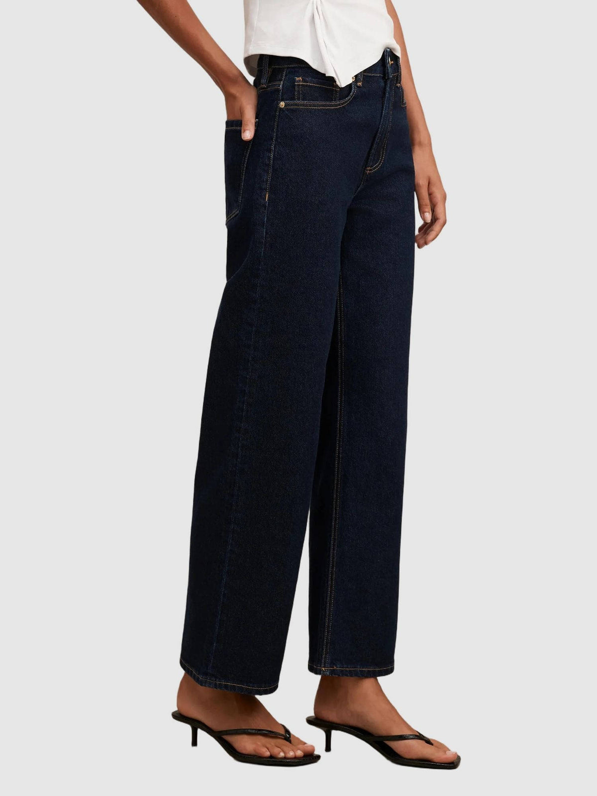 Nicki Mid Rise Straight Jean | ST23 - view 2