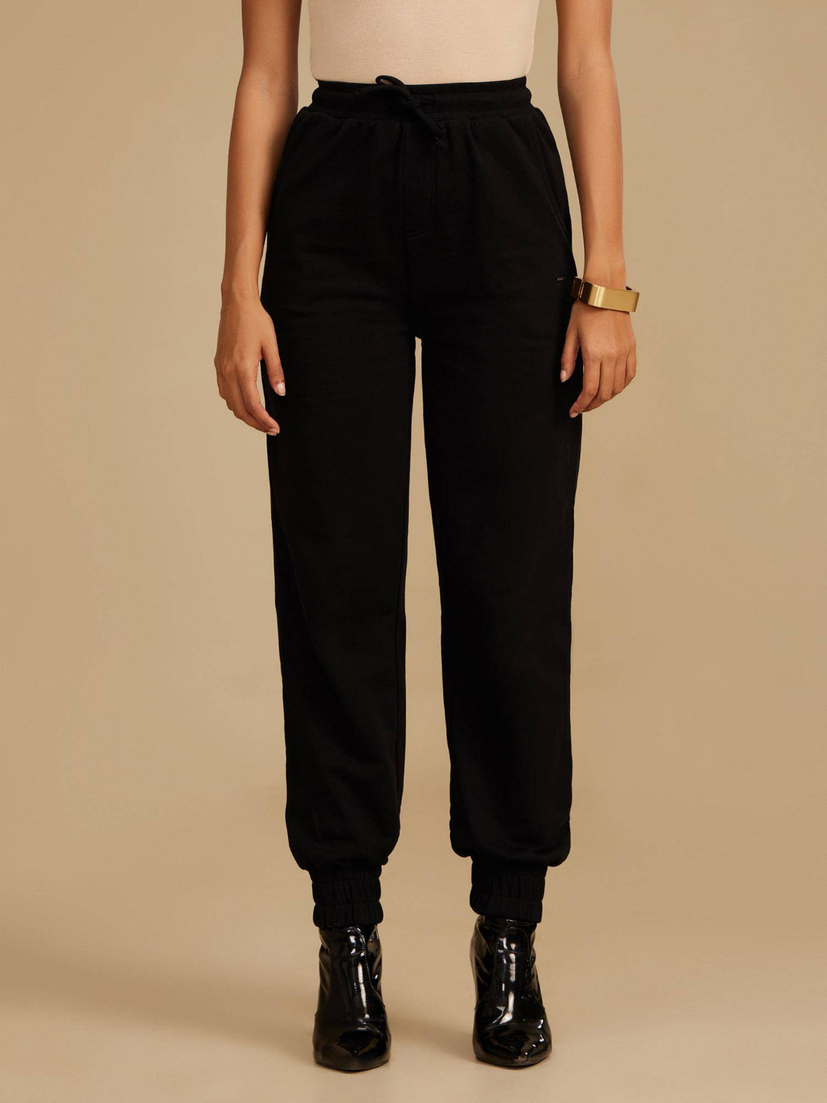 Brown Solid Jogger | WJ89 - view 13