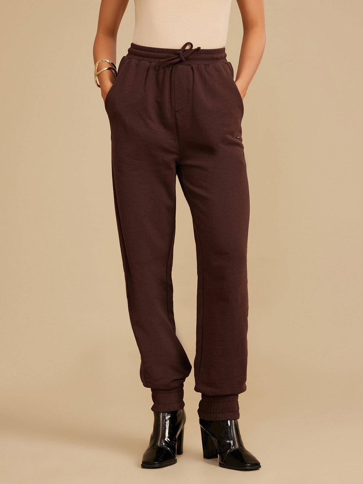 Navy Blue Solid Jogger | WJ89 - view 15