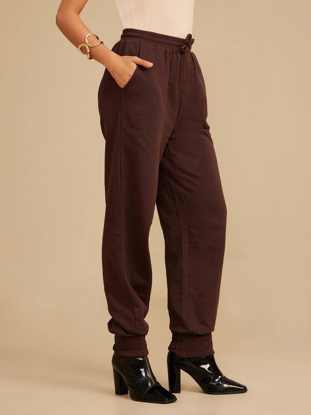 Navy Blue Solid Jogger | WJ89 - view 16