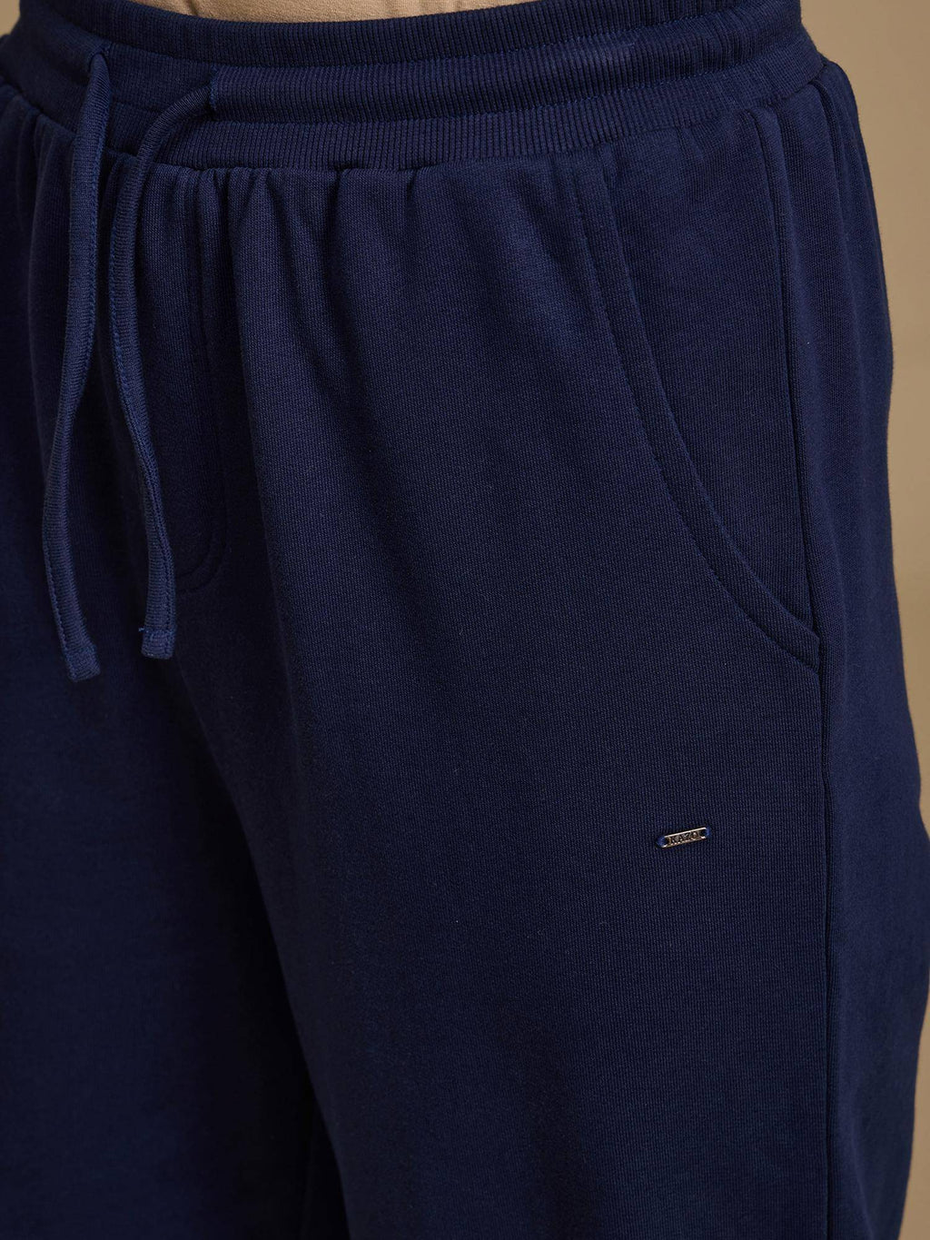 Navy Blue Solid Jogger | WJ89 - view 6