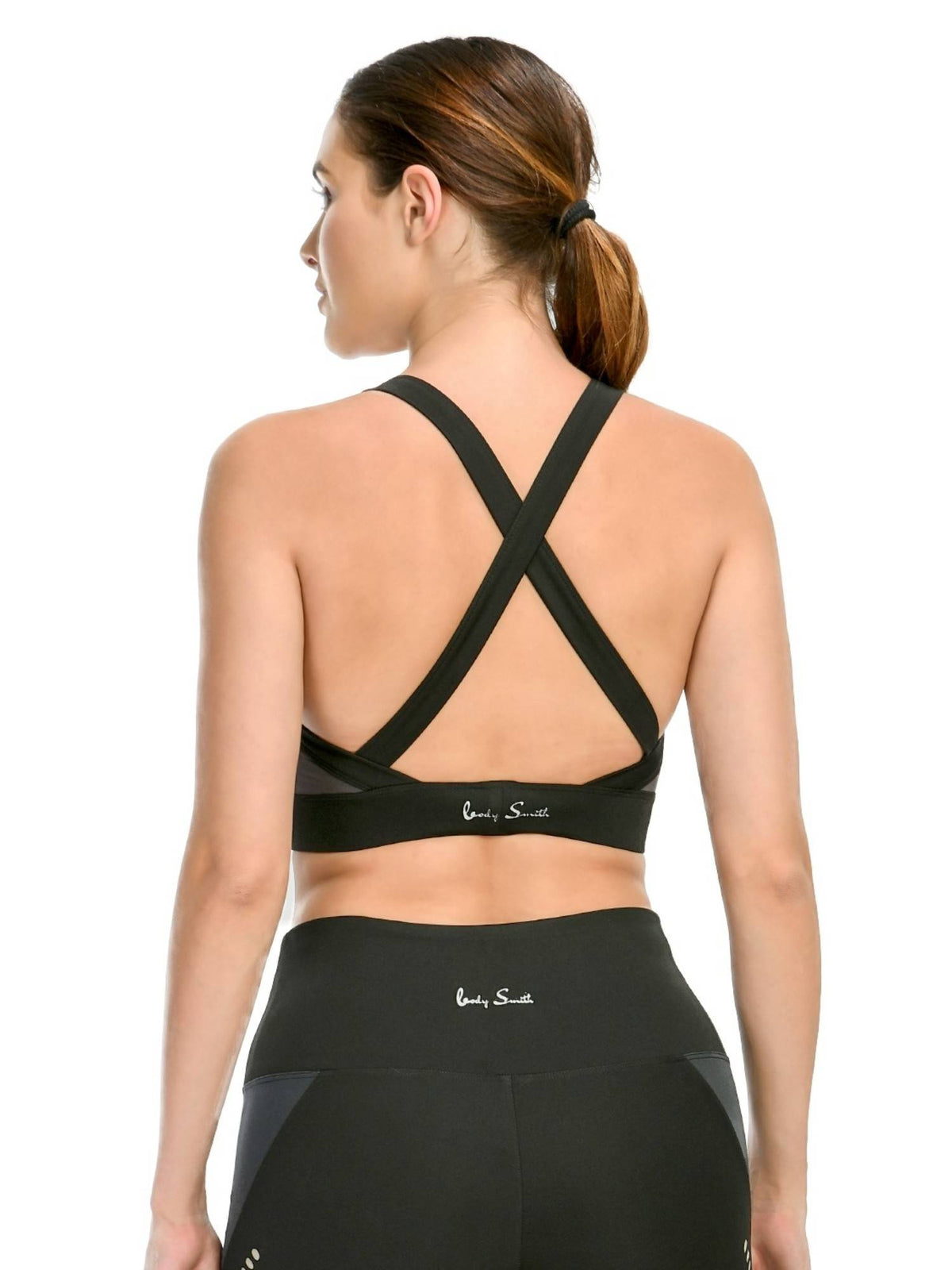 Active Crossfit Straps Workout Bra - Teal | sb09 - view 4