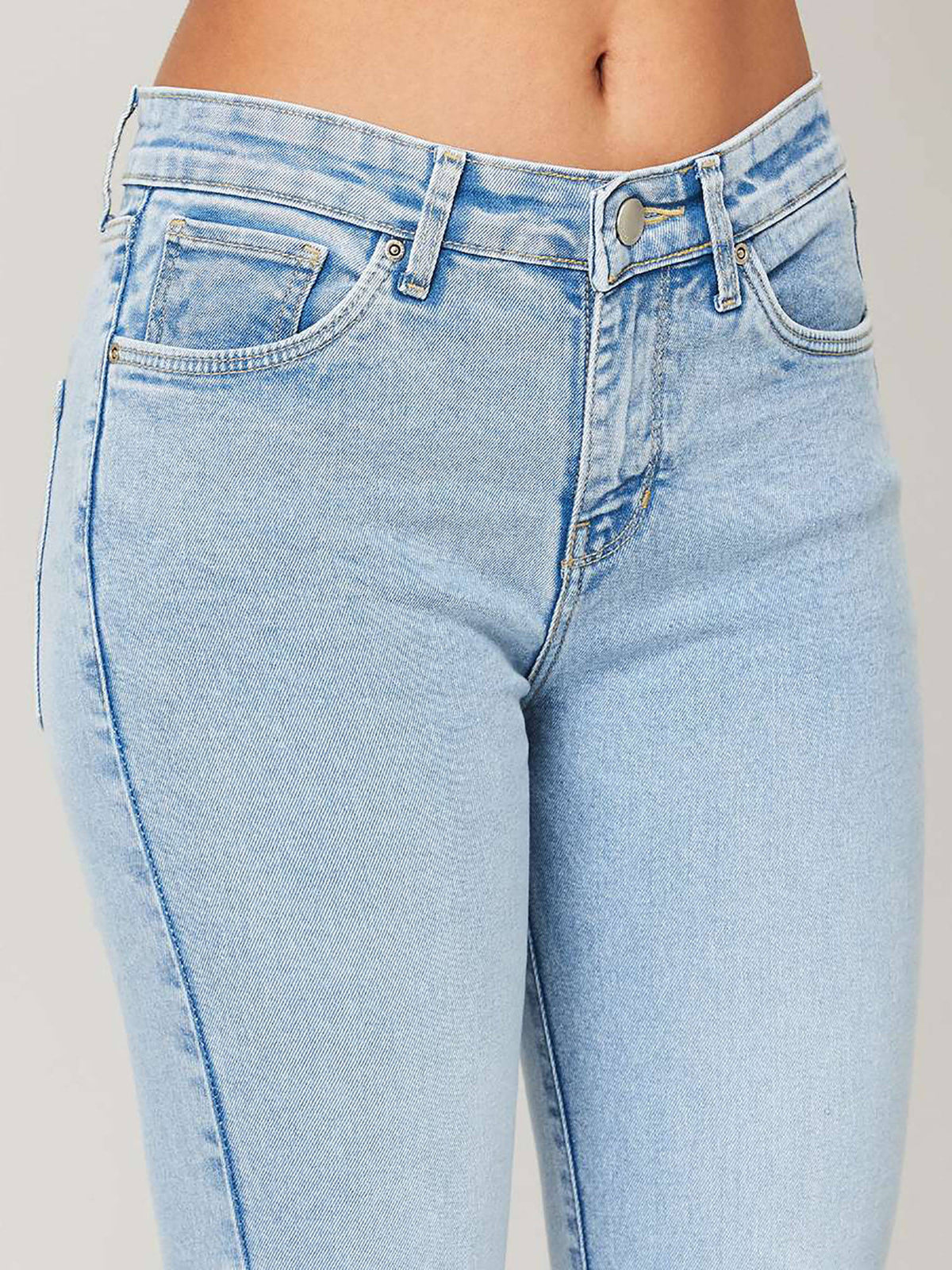 Women Blue Comfort Bootcut High-rise Stretchable Jeans | BT10 - view 4